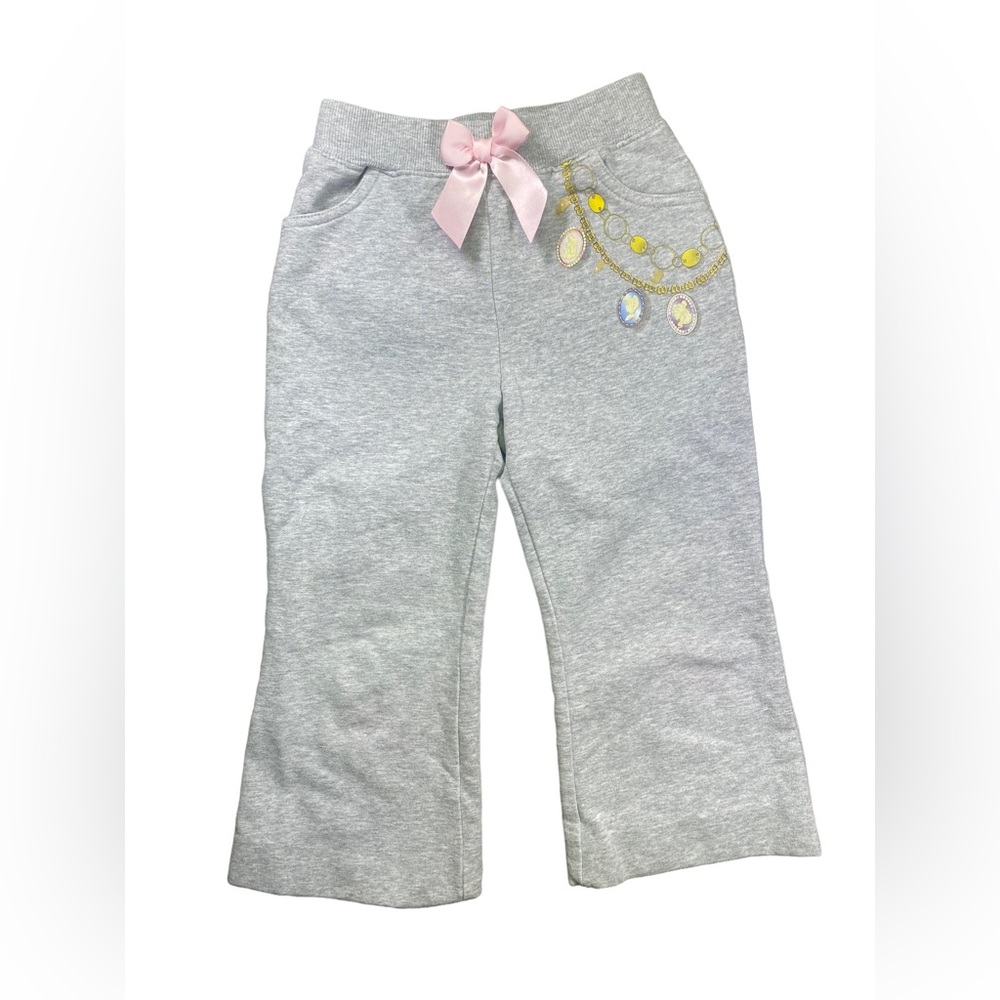 DISNEY STORE GREY PANTS FOR GIRLS SIZE 4 PRINCESS